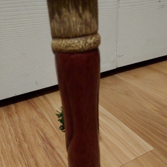 KURT S ADLER RESIN OLD WORLD STYLE SANTA CLAUS 8.5" CANDLESTICK HOLDER - Picture 6 of 10